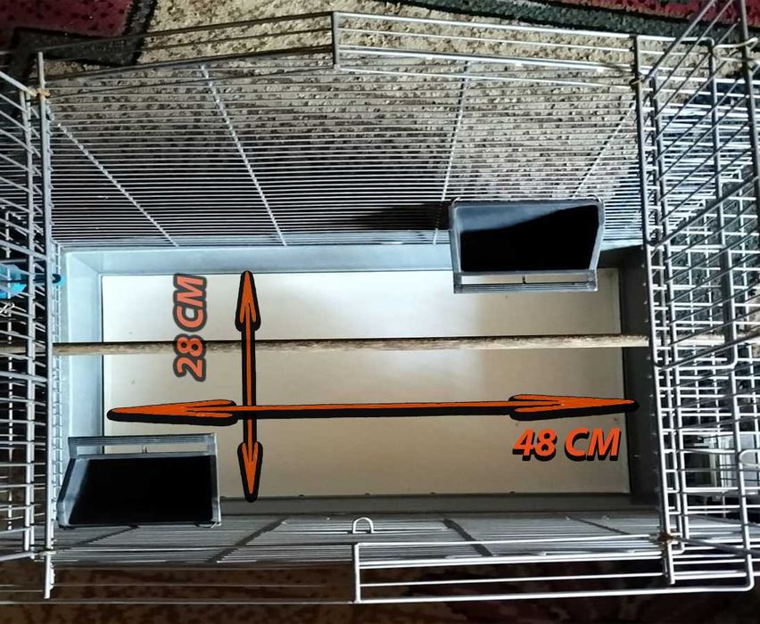 Colivie pentru canari, peruși sau specii mai mici de papagali