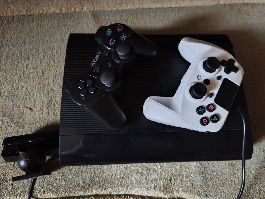 PlayStation 3 superslim 500 гб прошитая  +  игры ps3