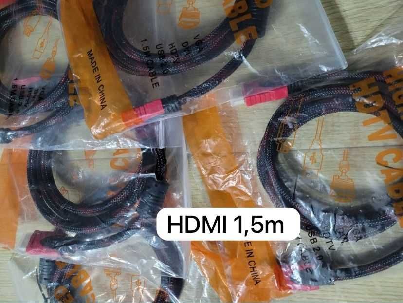 Новый Кабель 1,5м Hdmi Шнур (в упаковке)