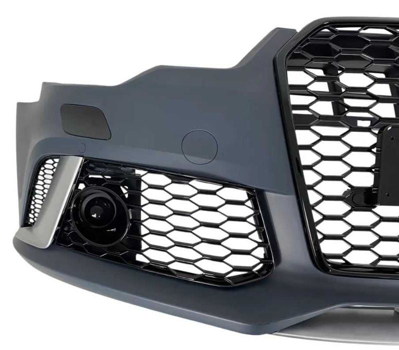 Предна броня за Audi A6 2011г-2014г RS6 Design с отвори за парктроник