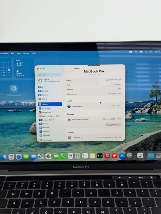 MacBook Pro 13 M1 256 Gb Space Grey | Като нов