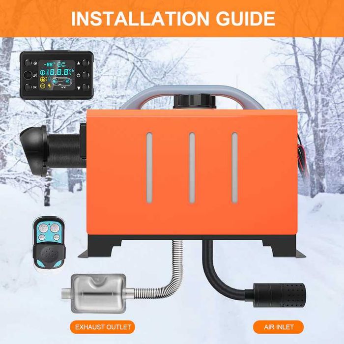 8KW LED Суха дизелова печка/отоплител Модел 2022,7003