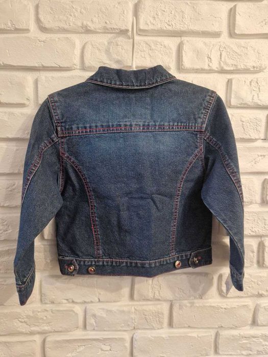 Geaca denim noua pentru fete 3-4 ani