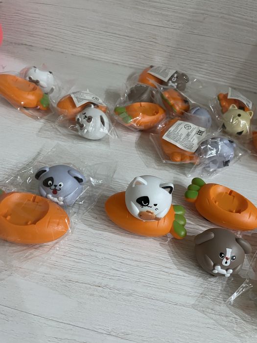 Инерционные машинки с животными 15 шт