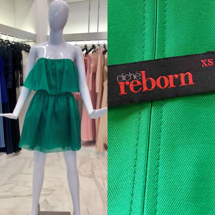 Рокля Cliche в зелено