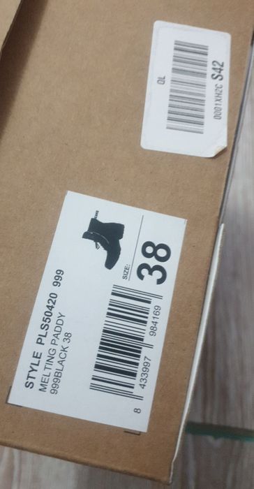 Botine piele naturala noi pepe jeans la cutie negre 38