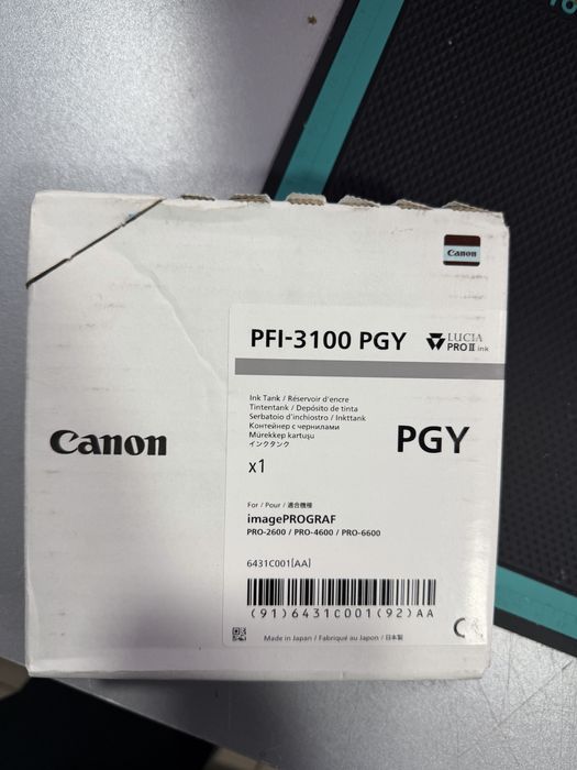 Cartus canon pfi-3100 pgy sigilat original