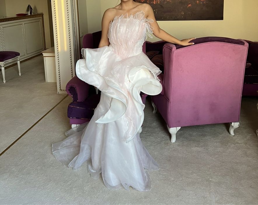 Вечернее платье на свадьбу, узату