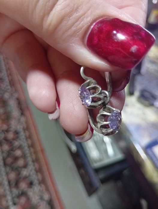 Серебряные серьги