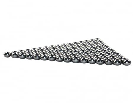 Set prastie metalica cu laser si 100 bile metalice 9 mm, boloboc