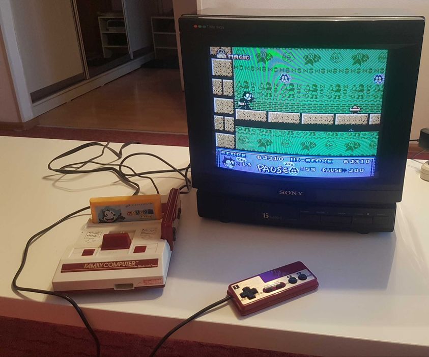 Nintendo famicom с ав модом