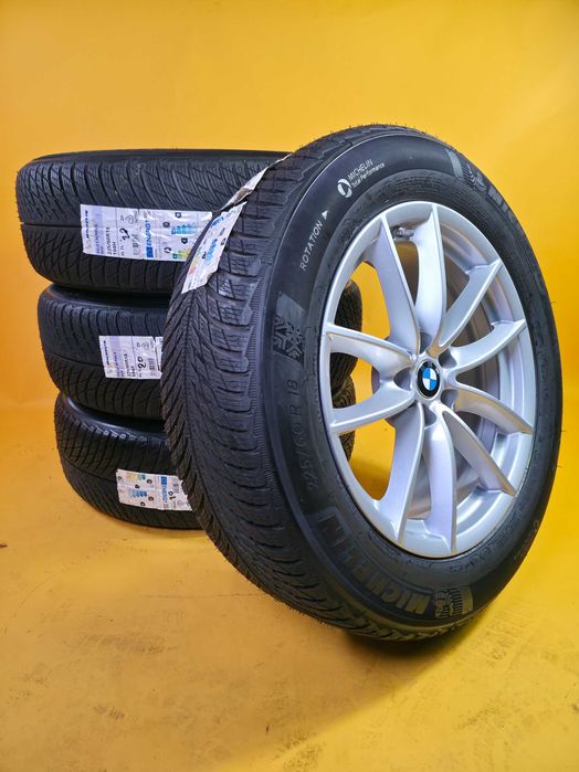 Roti Jante Anvelope 5x112 18'' 7J ET 22 OEM BMW X3 G01 X4 G02 RFT NOI