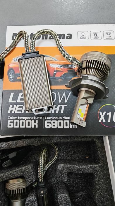LED Крушки за Фарове Motohama X16 – 60W, 6000K, 6800lm