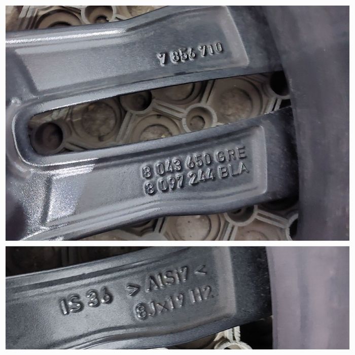 set jante 19 originala bmw 3 f30 f31 f36 m style 704 8j et36 8,5j et4