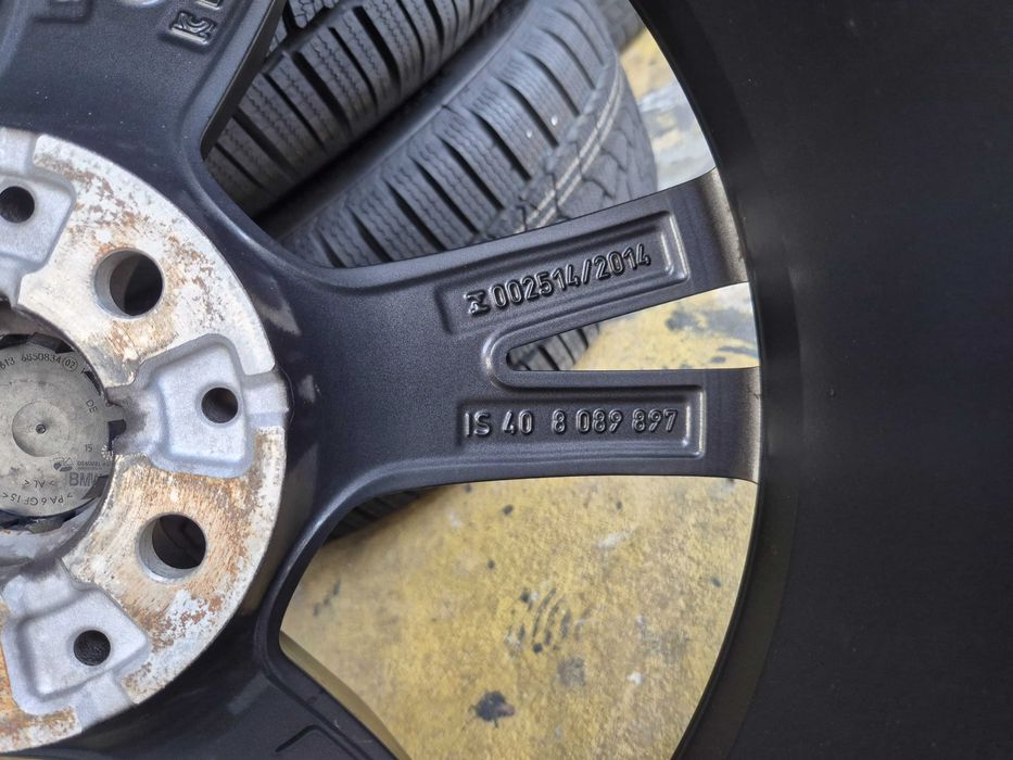 ROTI Jante + Anvelope VARA 225/40/19 - 255/35/19 5x112 OEM BMW Seria 3 G20 G21 Seria 4 Individual + Anvelope Pirelli 2025 RUN-FLAt