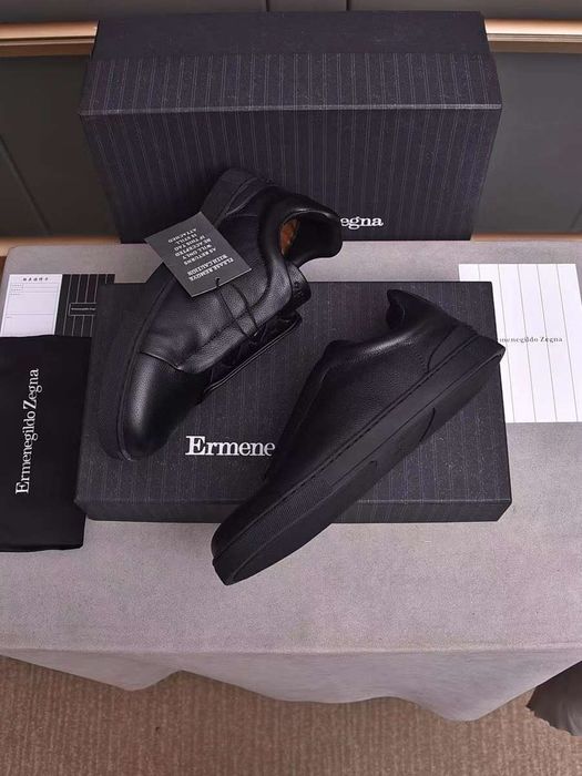 Обувки Ermenegildo Zegna Deerskin Triple Stitch Low Sneakers 41-45