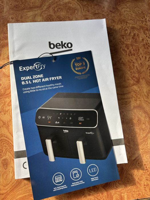 Air fryer beko cu două compartimente!