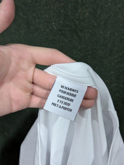 футболка vetements pret a porter