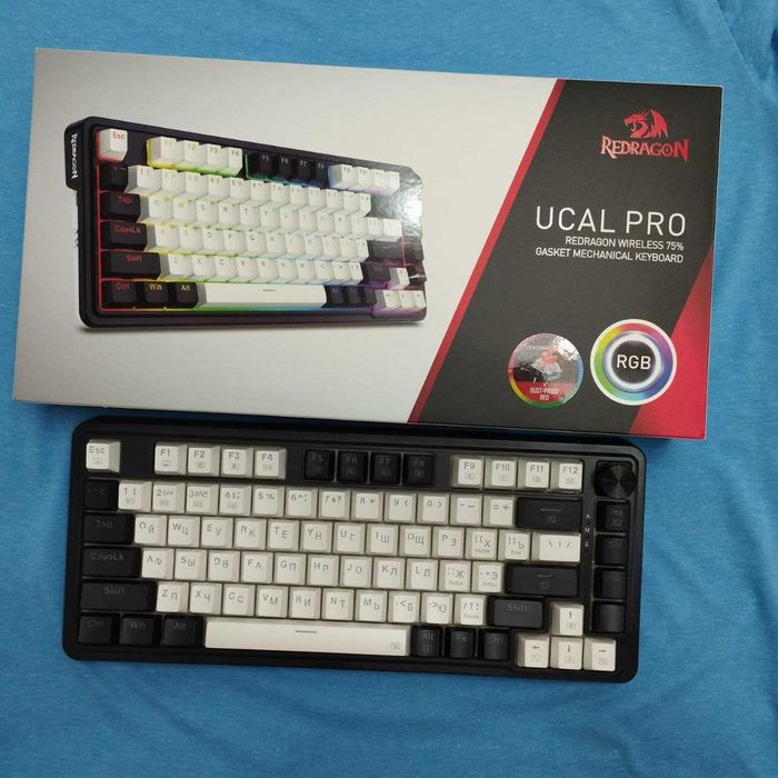 Клавиатура Redragon UCAL K673 Pro Механическая оригинал RUS/ENG 3в1