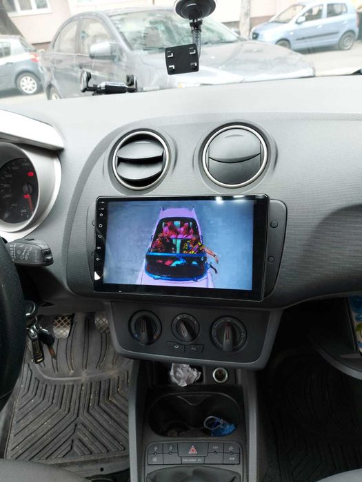 Navigatie Android Seat Ibiza 2009-2013 Waze YouTube USB casetofon