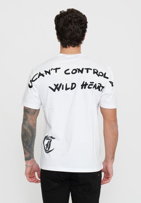 Мъжка тениска Just Cavalli logo print T-shirt organic