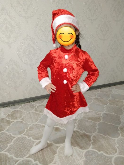 Костюм Санты для девочки