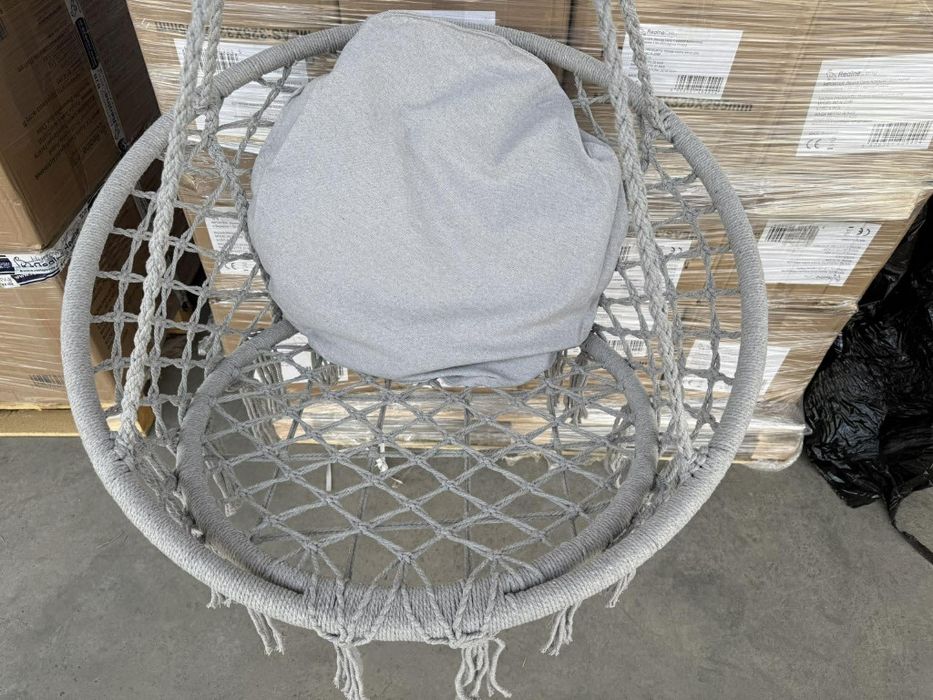 Висяща градинска люлка с възглавница - пълен релакс във вашият дом и градина