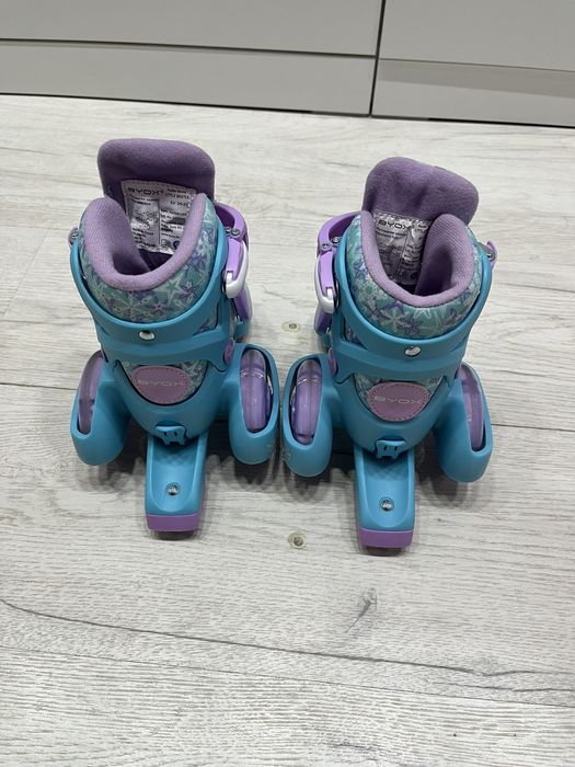 Регулируеми кънки BYOX с PVC колелца LITTLE BEETLE Frozen GIRL XS/26-29/