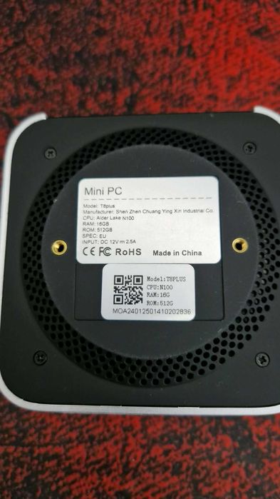 T8Plus Mini PC | Мини компютър | N100 | 16 DDR5 | 512 GB NVMe