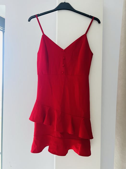 Rochie rosie de vara