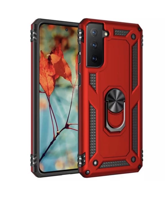 Samsung S22/S23/S24/S25/PLUS/ULTRA Husa Strong Anti Drop Inel Metal