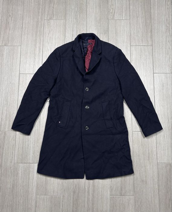 Мъжко вълнено палто Tommy Hilfiger - размер L, много добро състояние