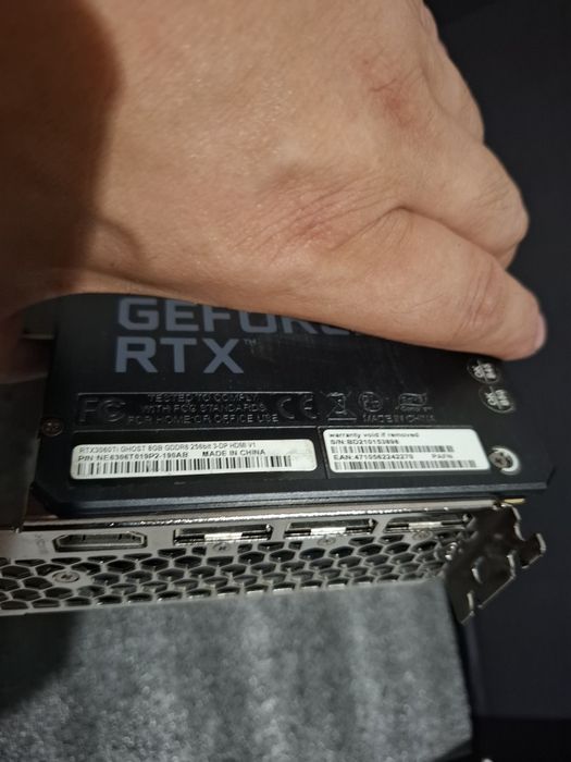 Видеокарта RTX 3060ti  8gb