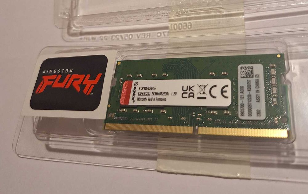 Memorie Laptop Kingston FURY 16GB DDR4, 2666MHz, CL19, In GARANTIE !