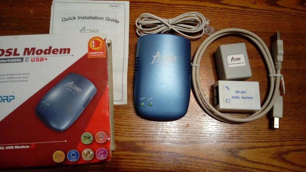 Продам модем проводной Adsl modem