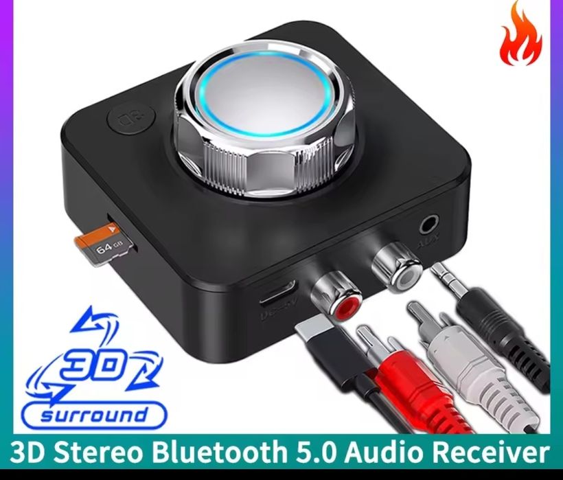 Audio Receptor 3D Auxiliar Surround