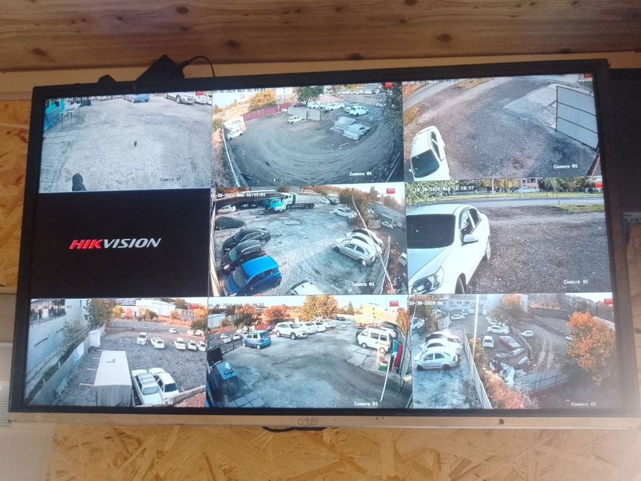 Ustanofka kameranablyudeniya damafon.