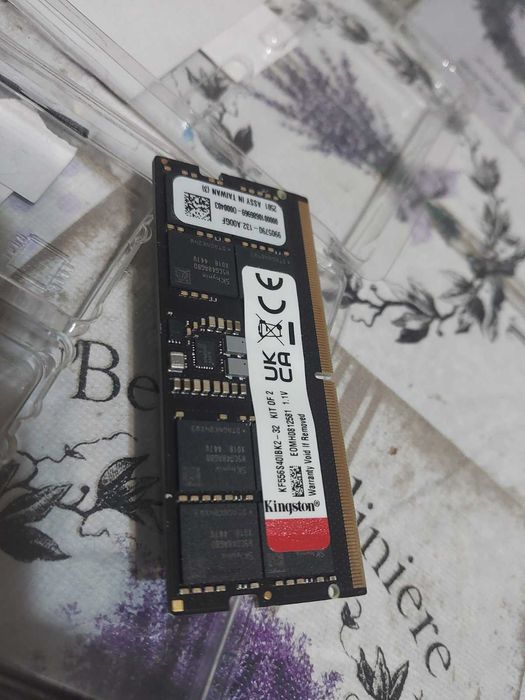 16GB 5600MT/s CL40 DDR5 - Kingston (SO-DIMM - за лаптоп)