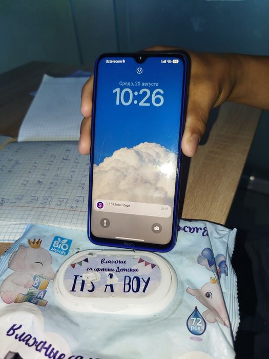 Redmi note 8 karopkasi dakulenti bor