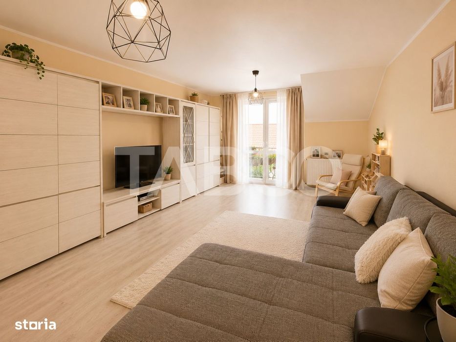 Apartament de vanzare 2 camere balcon parcare Terezian bloc nou — fotografia 3