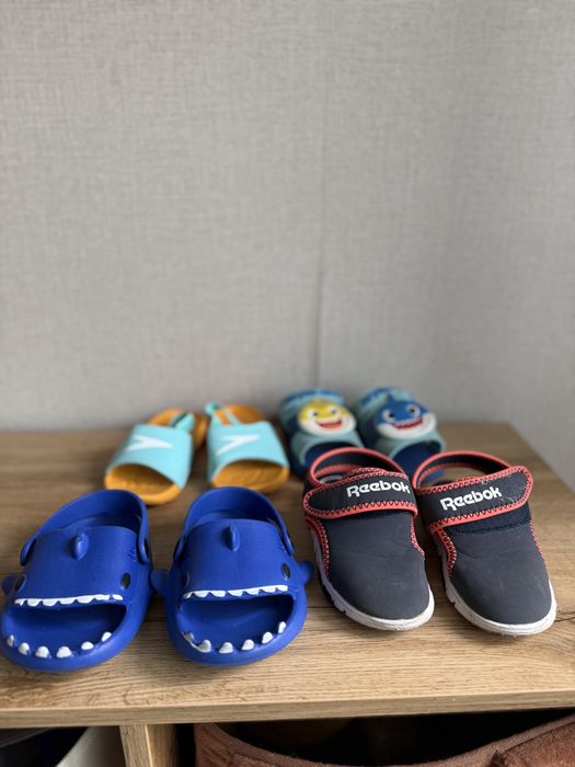 Лот детски сандали/джапанки speedo reebok