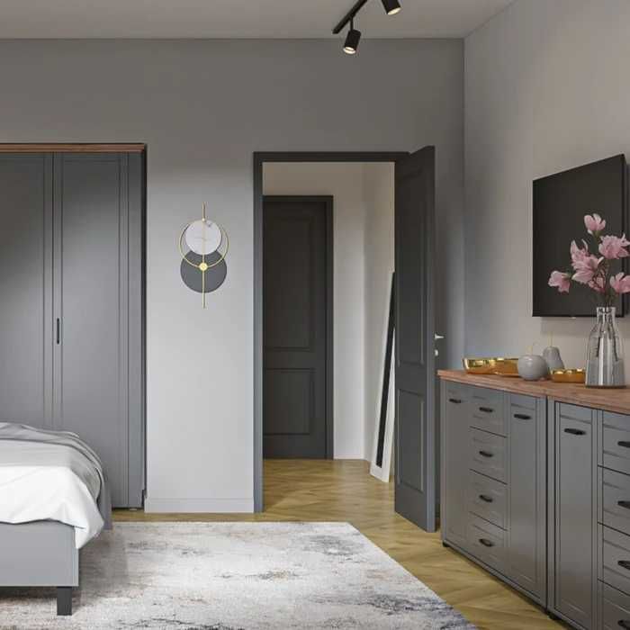 ТОП ЦЕНА! Интериорни врати, 66х205, 76х205, антрацит, пълен комплект.