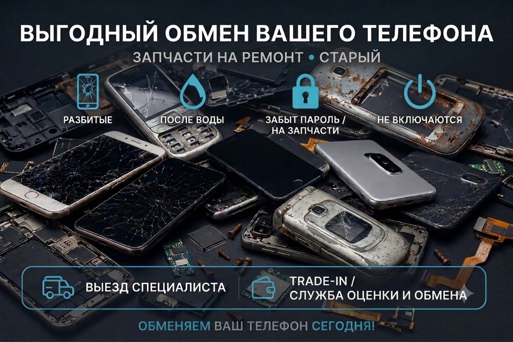 Обмен телефонов android/iphone/айфон/ samsung/oppo/Redmi