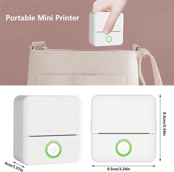 Мини принтер за бележки/ лепенки с bluetooth