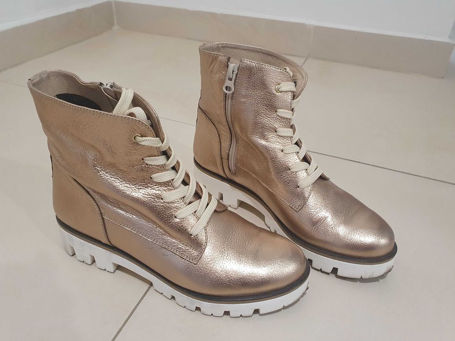 Ghete Gold din piele naturala