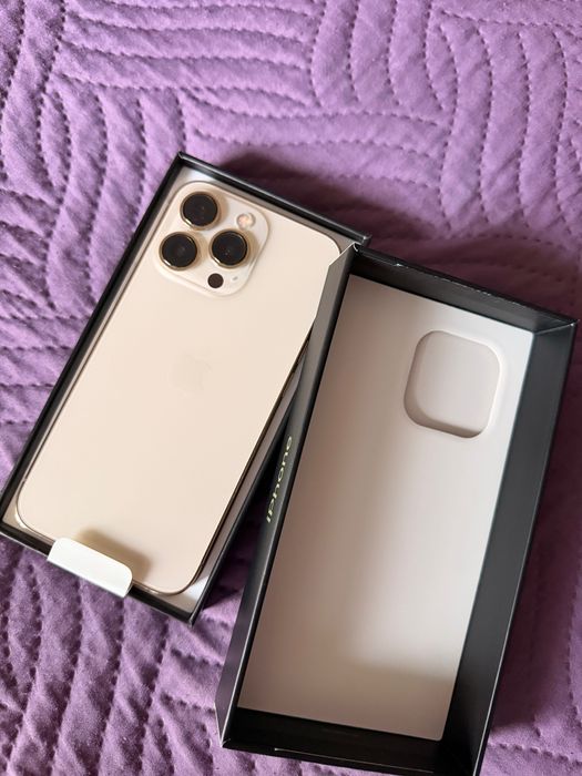 Перфектен iPhone 13 Pro 128GB Gold 83%