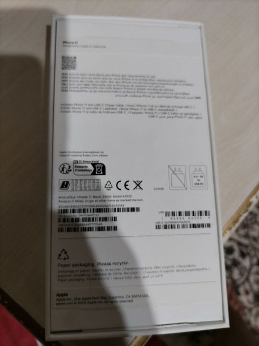 Iphone 17 Black 256 AKB 100%