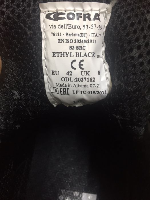 Спец Ботинка Cofra