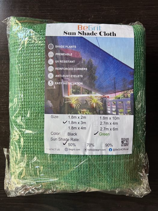 Plasa gradina - umbrire- decor - terasa