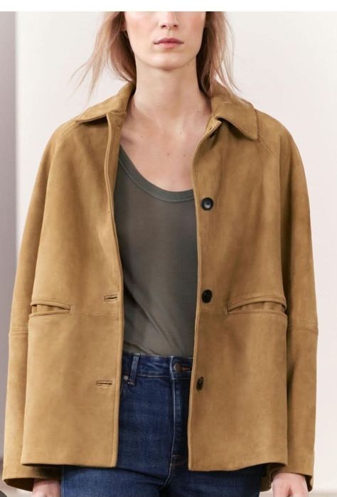 Естествен велур яке Zara